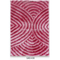 Tapis Shaggy polyester conception 3D